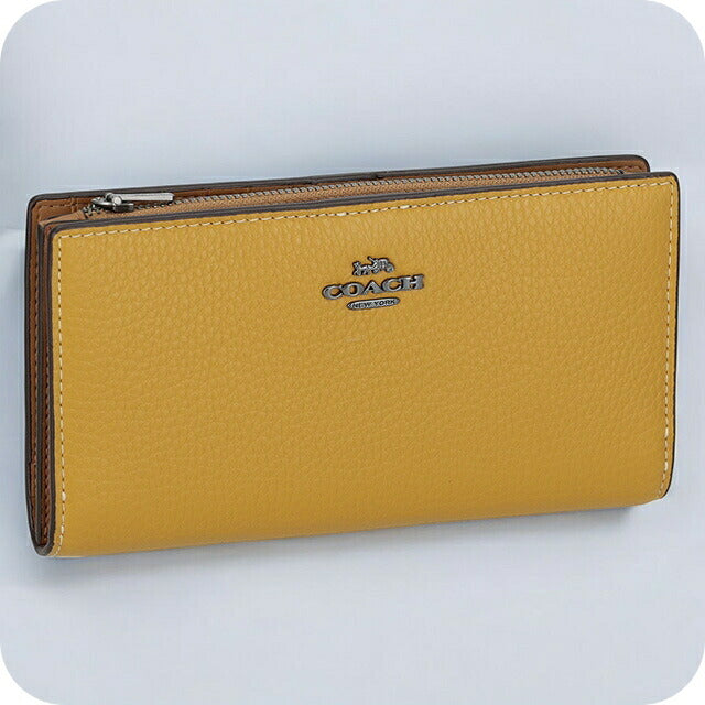 コーチ 長財布 メンズ レディース ブランド COACH C8329 QBMWQ 1 イエロー C8329-QBMWQ-1