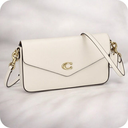 コーチ ショルダーバッグ レディース ブランド COACH レザー C8439 チョークホワイト C8439-B4-HA