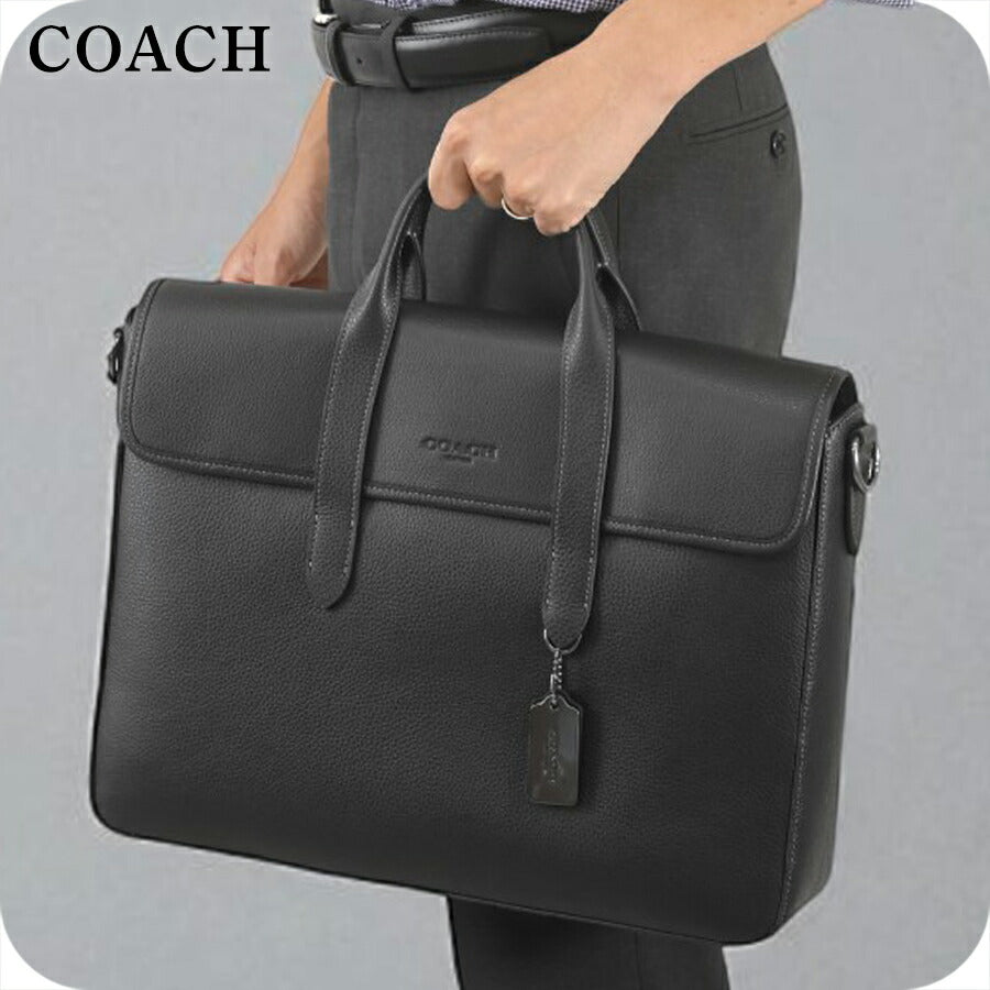 コーチ ブリーフケース メンズ ブランド COACH C9875 QB BK ブラック C9875-QB-BK-1