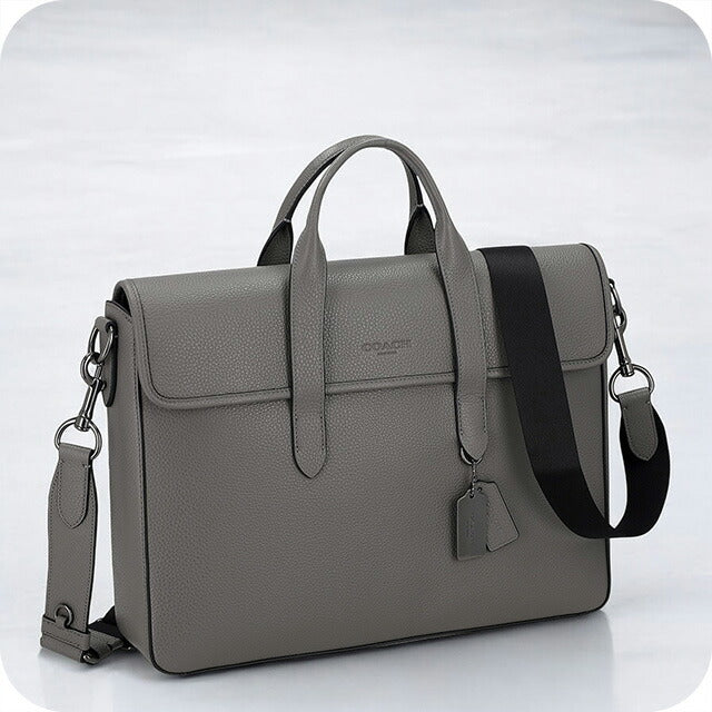 コーチ ブリーフケース メンズ ブランド COACH C9875 チャコール C9875-QBCHR-1