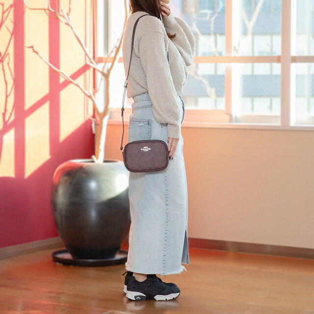 コーチ ショルダーバッグ レディース ブランド COACH シグネチャー C9926 IMFCG 1 ボルドー C9926-IMFCG-1