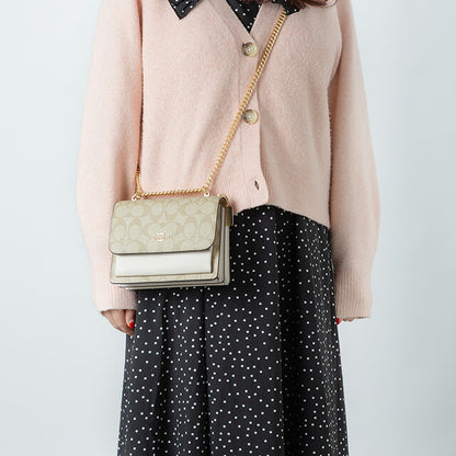 コーチ ショルダーバッグ レディース ブランド COACH シグネチャー C9946 IMDQC 1 ライトカーキ/チョーク C9946-IMDQC-1