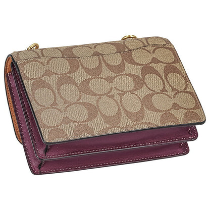 コーチ ショルダーバッグ レディース ブランド COACH シグネチャー C9946 IMRSF 1 カーキ/ディープベリー C9946-IMRSF-1