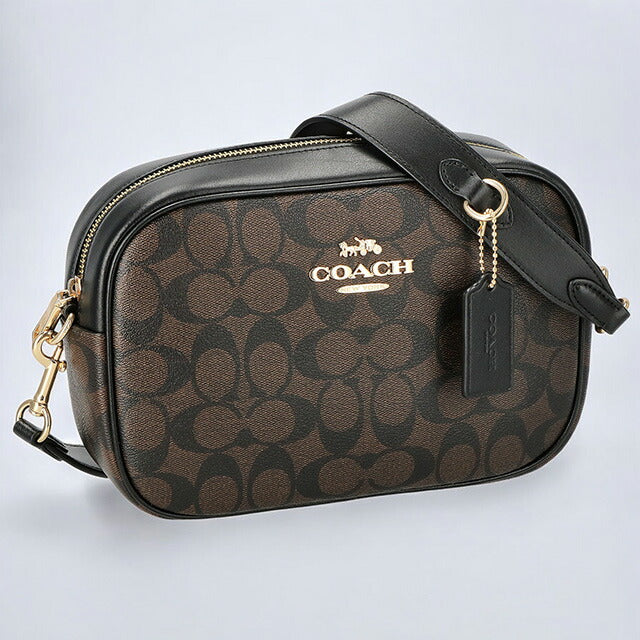 コーチ ショルダーバッグ レディース ブランド COACH シグネチャー CA547 IMAA8 1 ブラウン/ブラック CA547-IMAA8-1