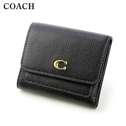 コーチ 二つ折り財布 二折財布 コンパクト レディース ブランド COACH CAO13 B4 BK ブラック CAO13-B4-BK