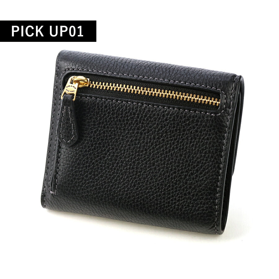 コーチ 二つ折り財布 二折財布 コンパクト レディース ブランド COACH CAO13 B4 BK ブラック CAO13-B4-BK