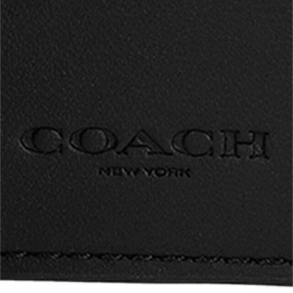 コーチ キーケース メンズ ブランド COACH CAR00 ブラック CAR00-QBMI5-1
