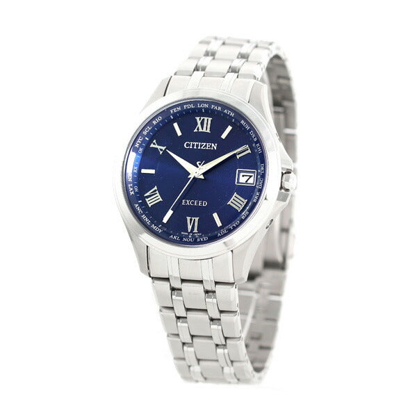 Citizen Exceed Eco Drive Solar Radio Titanium Made in Japan Men&