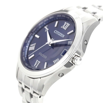 Citizen Exceed Eco Drive Solar Radio Titanium Made in Japan Men&