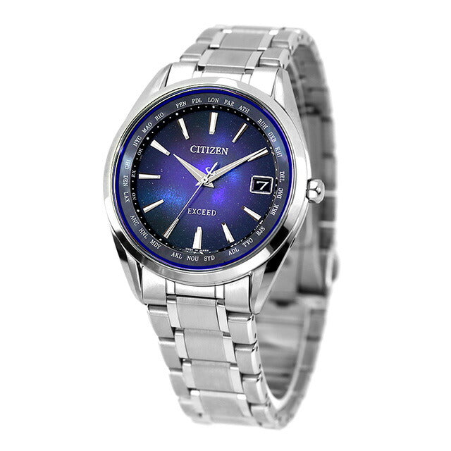 シチズン エクシード UNITE with BLUE 腕時計 ブランド メンズ チタン 数量限定 電波ソーラー CITIZEN EXCEED CB1150-75L CB1150-75L