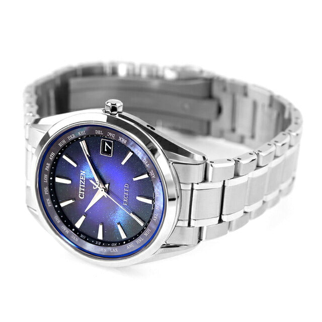 シチズン エクシード UNITE with BLUE 腕時計 ブランド メンズ チタン 数量限定 電波ソーラー CITIZEN EXCEED CB1150-75L CB1150-75L