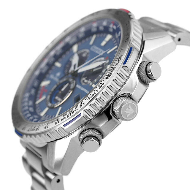 Citizen Promaster Eco-Drive Solar Radio Air Slide Rule Chronograph CB5000-50L CITIZEN Watch Brand Men&