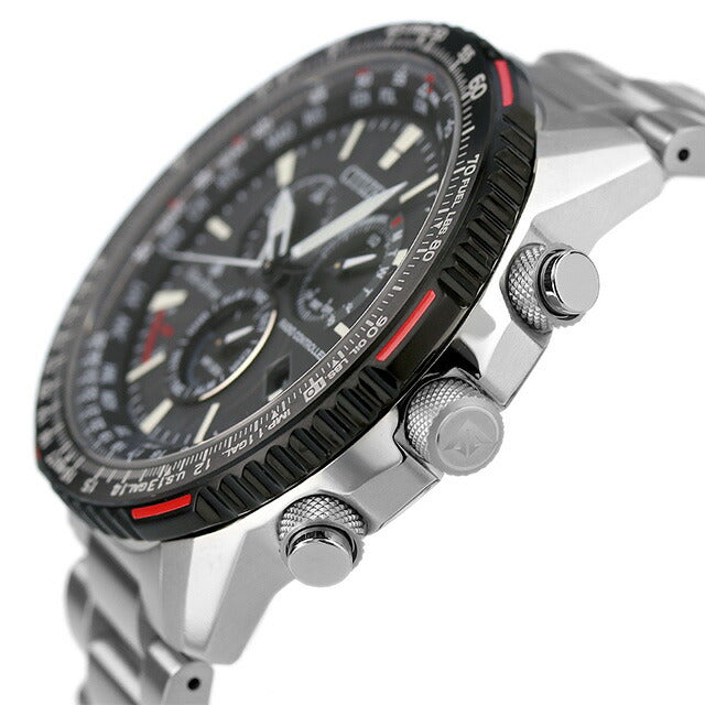 Citizen Promaster Eco-Drive Solar Radio Air Slide Rule Chronograph CB5001-57E CITIZEN Watch Brand Men&