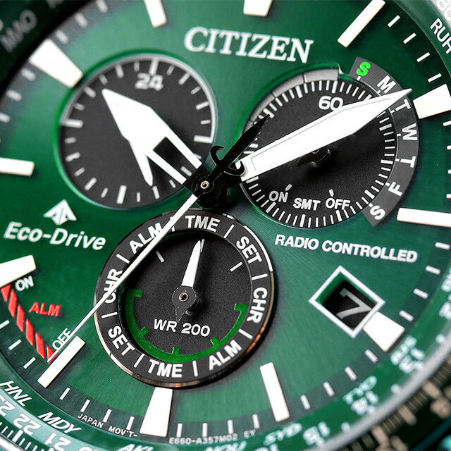 Citizen Promaster Sky Eco Drive Solar Radio Direct Flight Watch Brand Men&