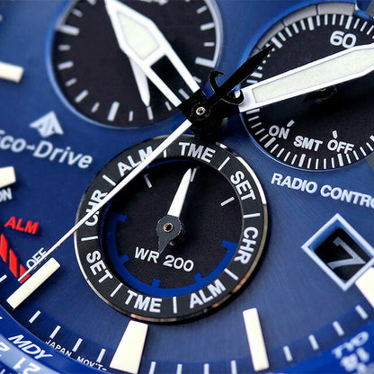 Citizen Promaster Sky Eco Drive Solar Radio Direct Flight Watch Brand Men&