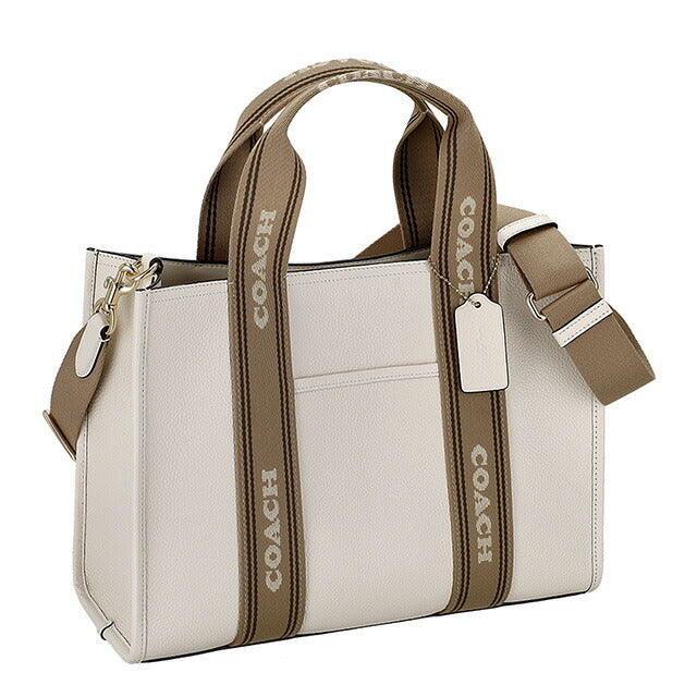 コーチ トートバッグ レディース ブランド COACH CBM10 IMCAH チョーク/ブラウン 軽量 手提げ 高級 おしゃれ プレゼント 女性 実用的 かわいい