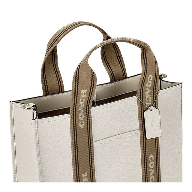 コーチ トートバッグ レディース ブランド COACH CBM10 IMCAH チョーク/ブラウン 軽量 手提げ 高級 おしゃれ プレゼント 女性 実用的 かわいい