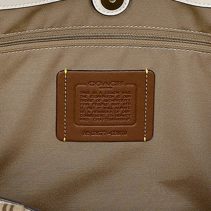コーチ トートバッグ レディース ブランド COACH CBM10 IMCAH チョーク/ブラウン 軽量 手提げ 高級 おしゃれ プレゼント 女性 実用的 かわいい