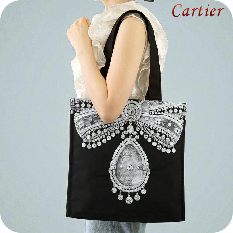 カルティエ トートバッグ メンズ レディース ブランド Cartier V&amp;A エキシビジョン ヴィクトリア＆アルバート博物館 カルティエ展 限定 CC-169934
