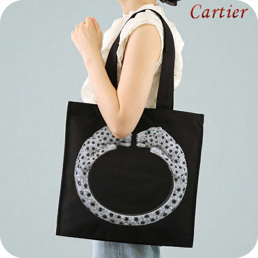 カルティエ トートバッグ メンズ レディース ブランド Cartier V&amp;A エキシビジョン ヴィクトリア＆アルバート博物館 カルティエ展 限定 CC-170069