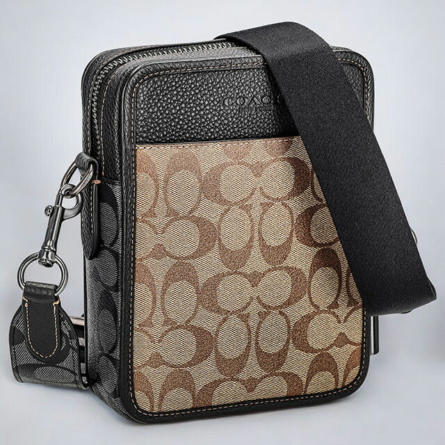 コーチ ショルダーバッグ メンズ レディース ブランド COACH シグネチャー CC090 QBTUP 1 カーキ/チャコール CC090-QBTUP-1
