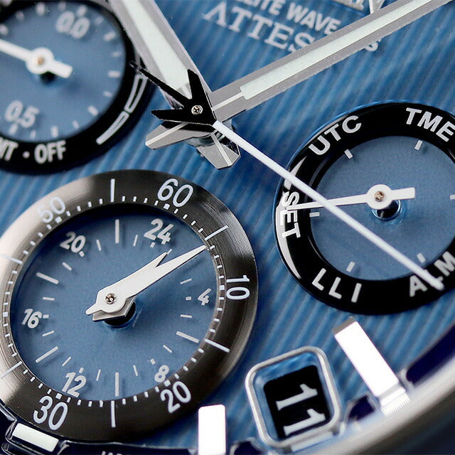 公民Atessa Eco Drive太阳能GPS太阳能电台观看品牌直接飞行钛计时量量表太阳能公民CC4050-18L男士CC405050-18L