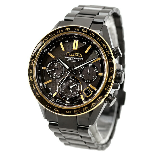 CC4078-51E ｜ シチズン アテッサ LIGHT in BLACK Eco-Drive 50th Anniversary Edition ダブルダイレクトフライト ACT Line エコドライブGPS衛星電波