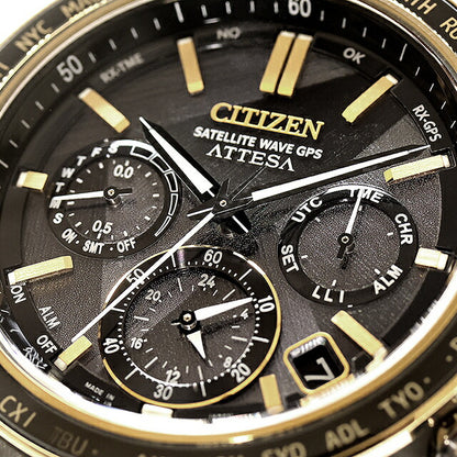 CC4078-51E ｜ シチズン アテッサ LIGHT in BLACK Eco-Drive 50th Anniversary Edition ダブルダイレクトフライト ACT Line エコドライブGPS衛星電波
