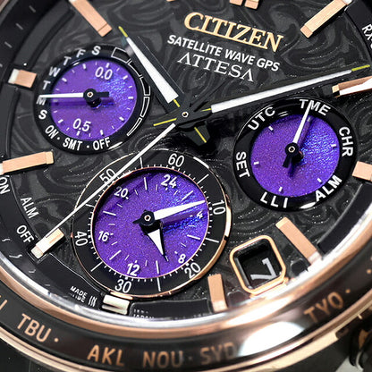 CC4085-81Z ｜ シチズン アテッサ ACT Line Eco-Drive 50周年限定モデル Power of Purple Aurora エコドライブGPS衛星電波