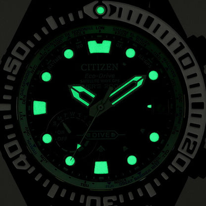 Citizen Promaster Eco-Drive Solar GPS Solar Radio Divers Watch Men&