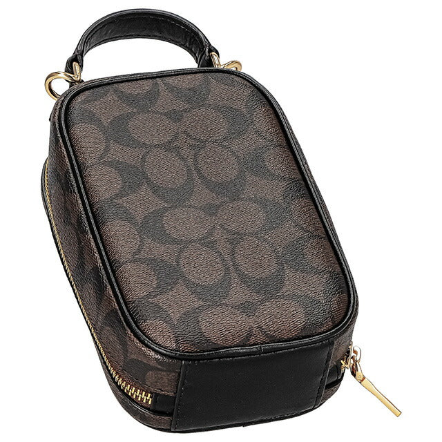 コーチ ショルダーバッグ レディース ブランド COACH シグネチャー CC872 IMAA8 1 ブラウン/ブラック CC872-IMAA8-1
