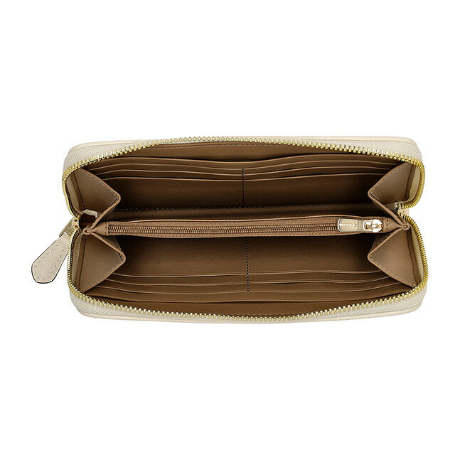 コーチ 長財布 レディース ブランド COACH CCQ07 IMXDM ライトベージュ/ホワイト ウォレット 高級 おしゃれ プレゼント 実用的