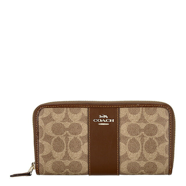 コーチ 長財布 レディース ブランド COACH CCQ07 IMXHE ブラウン ウォレット 高級 おしゃれ プレゼント 実用的