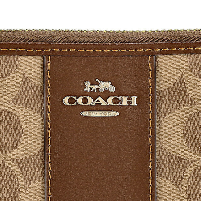 コーチ 長財布 レディース ブランド COACH CCQ07 IMXHE ブラウン