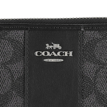 コーチ 長財布 メンズ ブランド COACH CCQ07 SVO1U ブラック ウォレット 高級 おしゃれ プレゼント 実用的