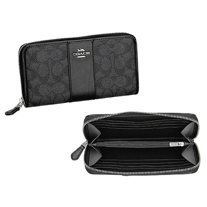 コーチ 長財布 メンズ ブランド COACH CCQ07 SVO1U ブラック ウォレット 高級 おしゃれ プレゼント 実用的