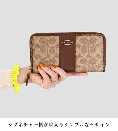 Coach long wallet men&