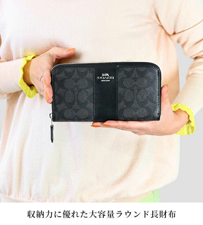 Coach long wallet men&
