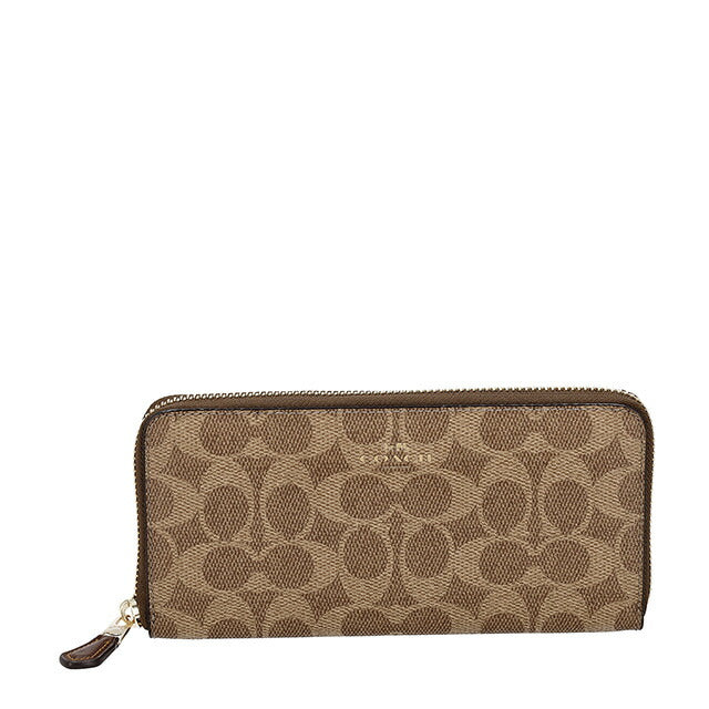 コーチ 長財布 レディース ブランド COACH CCQ08 IMXHE ブラウン