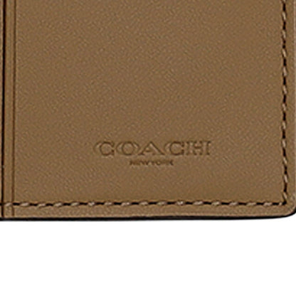 コーチ 二つ折り財布 二折財布 レディース ブランド COACH CCQ09-IMXI9-1 ブラウン ベージュ MD-CCQ09-IMXI9-1