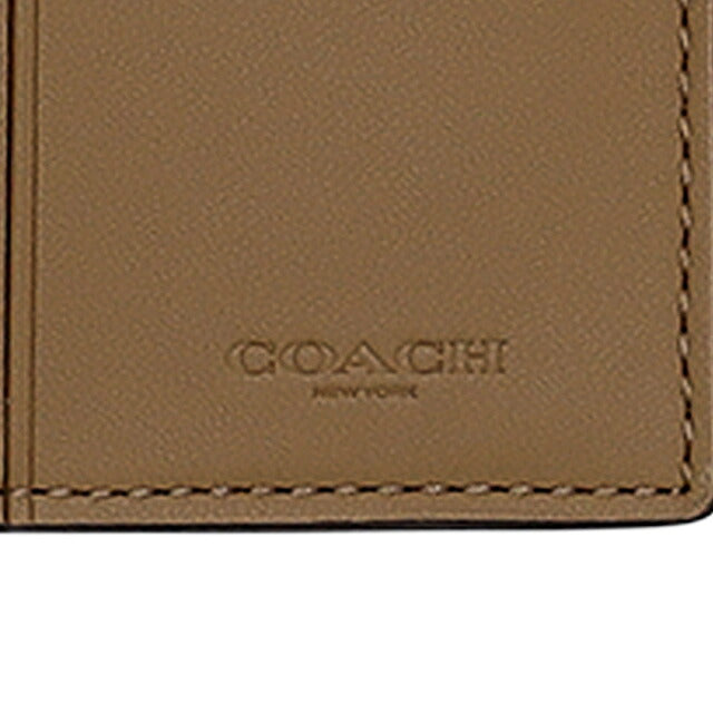 Coach 双折钱包 双折钱包 女装品牌 COACH CCQ09-IMXI9-1 棕色米色 MD-CCQ09-IMXI9-1