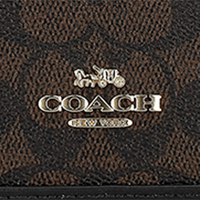 コーチ ハンドバッグ レディース ブランド COACH CCQ26 IMXAQ 27583 ダークブラウン/ブラック 軽量 小さめ 手提げ 高級 おしゃれ プレゼント 女性 実用的 かわいい