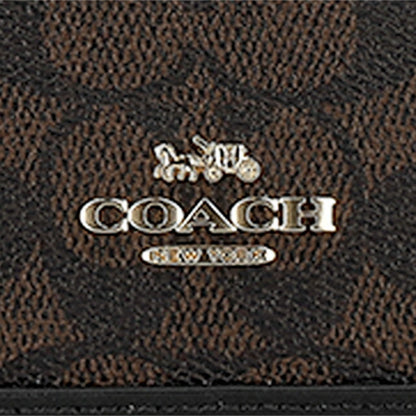 コーチ ハンドバッグ レディース ブランド COACH CCQ26 IMXAQ 27583 ダークブラウン/ブラック 軽量 小さめ 手提げ 高級 おしゃれ プレゼント 女性 実用的 かわいい