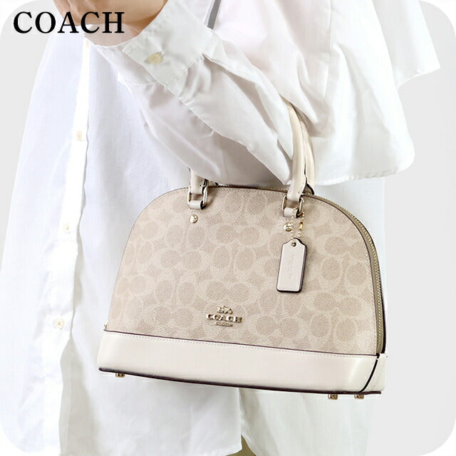 コーチ ハンドバッグ レディース ブランド COACH 27583 2WAY CCQ26 IMXDM 1 ライトベージュ ホワイト バッグ CCQ26-IMXDM-1