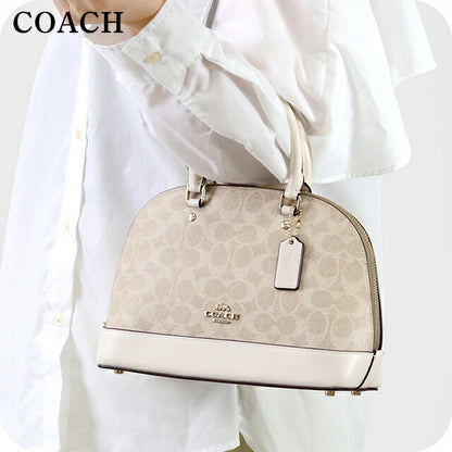 コーチ ハンドバッグ レディース ブランド COACH 27583 2WAY CCQ26 IMXDM 1 ライトベージュ ホワイト バッグ CCQ26-IMXDM-1