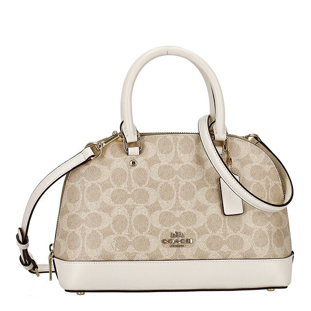 コーチ ハンドバッグ レディース ブランド COACH 27583 2WAY CCQ26 IMXDM 1 ライトベージュ ホワイト バッグ CCQ26-IMXDM-1