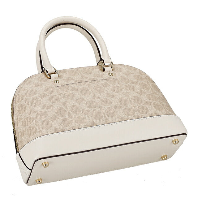 コーチ ハンドバッグ レディース ブランド COACH 27583 2WAY CCQ26 IMXDM 1 ライトベージュ ホワイト バッグ CCQ26-IMXDM-1