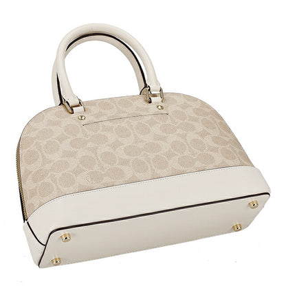 コーチ ハンドバッグ レディース ブランド COACH 27583 2WAY CCQ26 IMXDM 1 ライトベージュ ホワイト バッグ CCQ26-IMXDM-1
