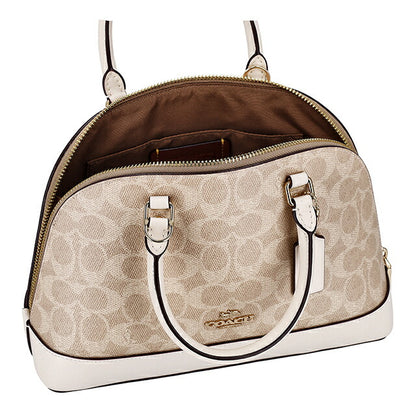 コーチ ハンドバッグ レディース ブランド COACH 27583 2WAY CCQ26 IMXDM 1 ライトベージュ ホワイト バッグ CCQ26-IMXDM-1