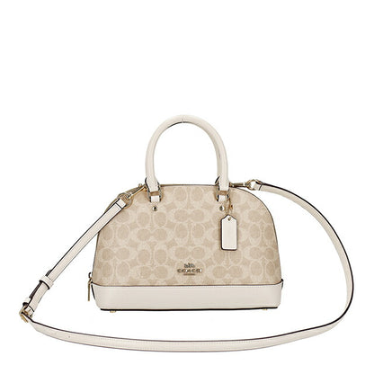 コーチ ハンドバッグ レディース ブランド COACH 27583 2WAY CCQ26 IMXDM 1 ライトベージュ ホワイト バッグ CCQ26-IMXDM-1